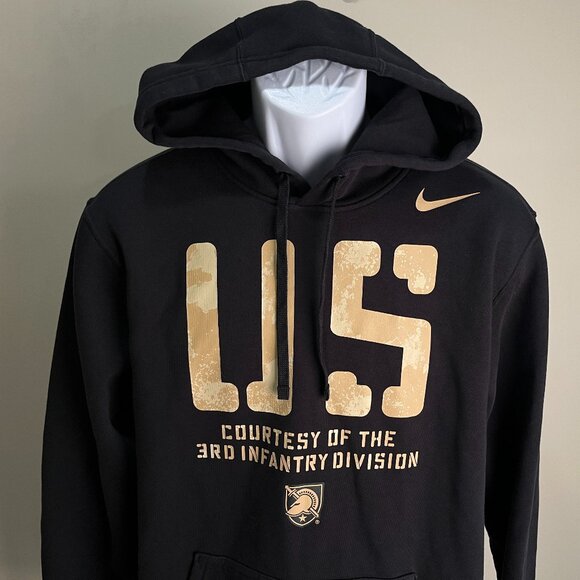 Nike Other - Nike Men's black US Army 3rd Infantry Hooded Sweatshirt Hoodie Large L
